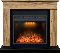 Каминокомплект Royal Flame Bergen 23 (Разборный) с очагом Emerald 23 дуб галифакс