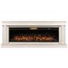 Каминокомплект Royal Thermo Aurora RTFP/P-AR60LS + портал Firelight Olympia 60 слоновая кость с патиной